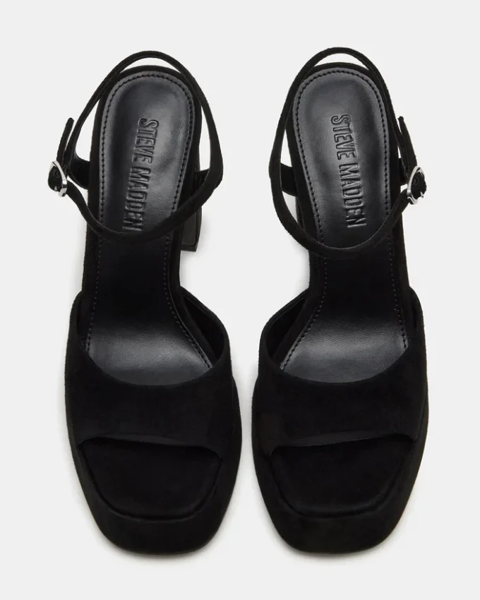 Liandra svart semsket skinn Liandra svart semsket skinn