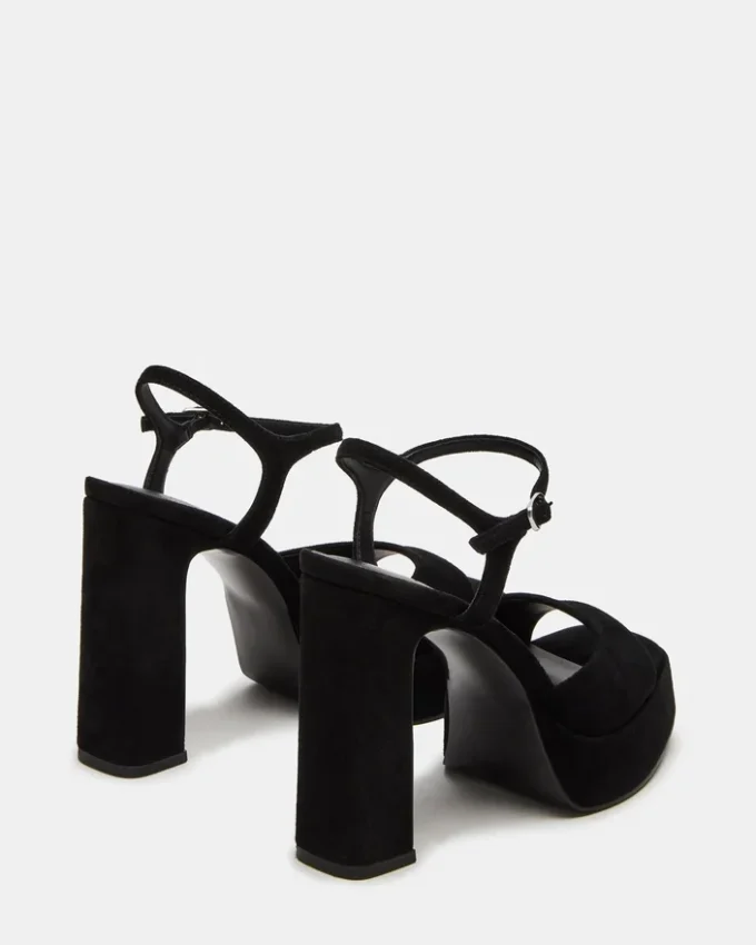 Liandra svart semsket skinn Liandra svart semsket skinn