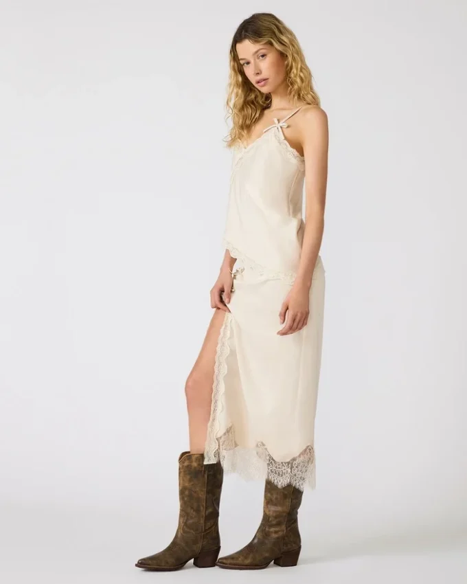 Lissandra-skjørt, elfenben