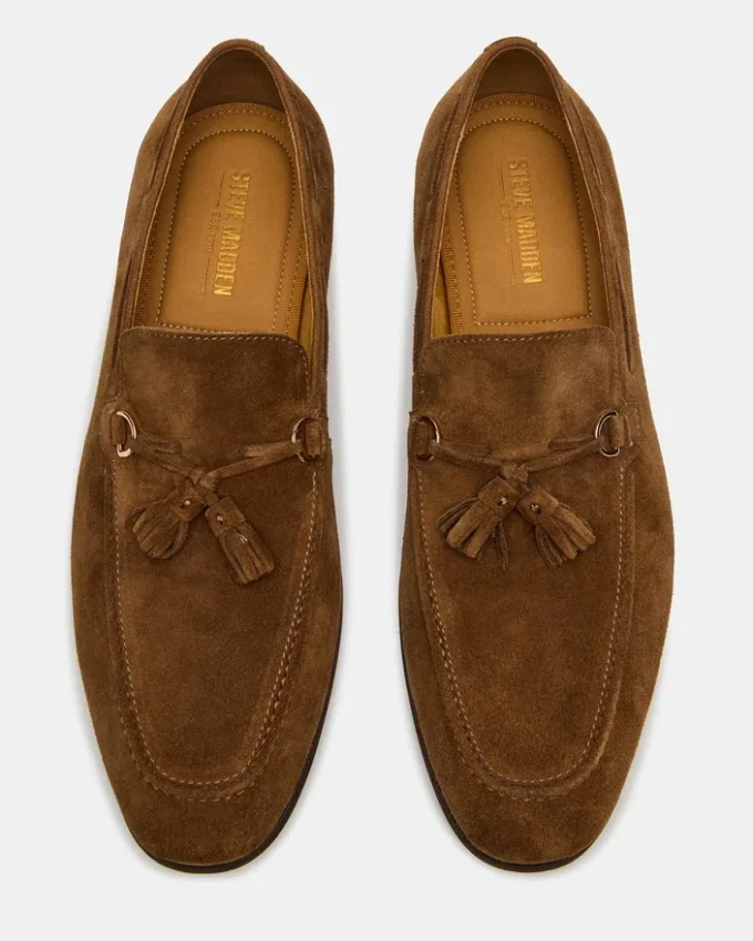 Logan Cognac Suede
