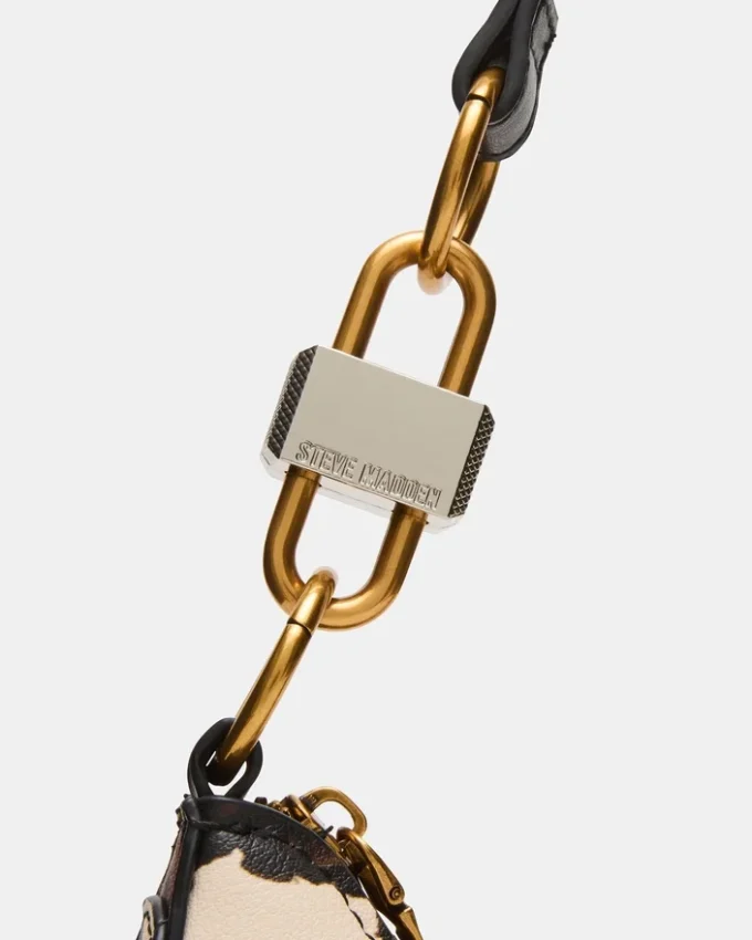 Lohan-veske med brunt mønster