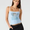 Love Goldie Tank Surf Blue