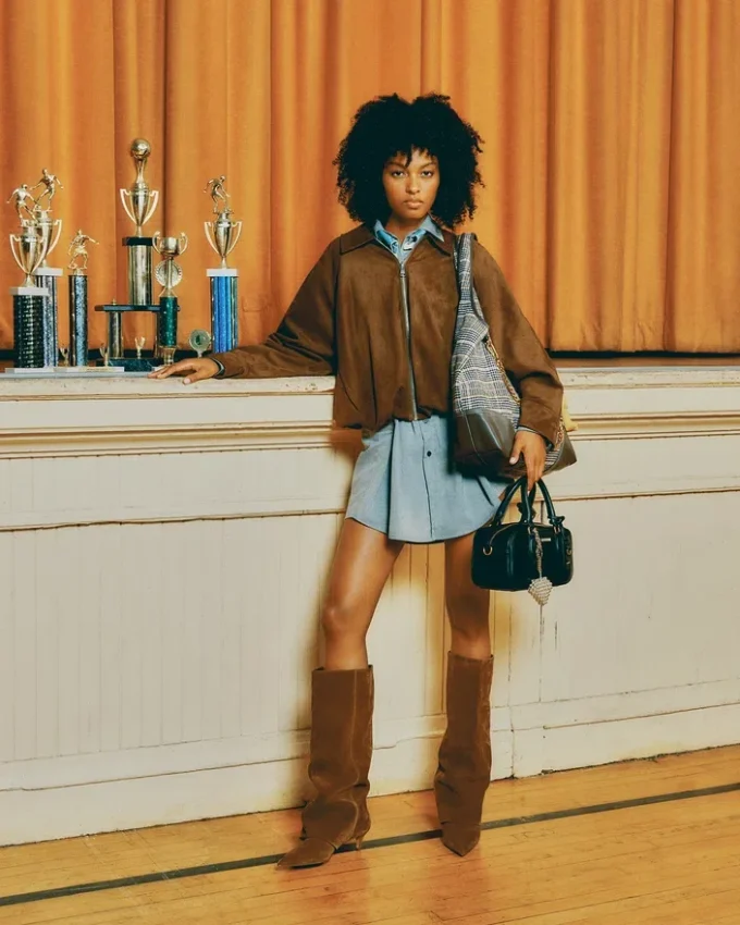 Merit Bag svart skinn