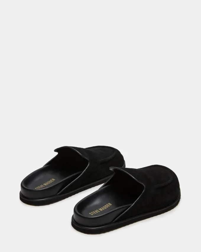 Lucio svart semsket skinn