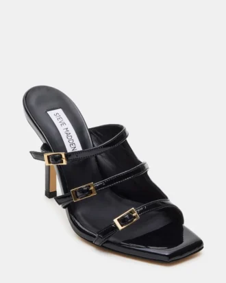 Luksuriøst svart skinn