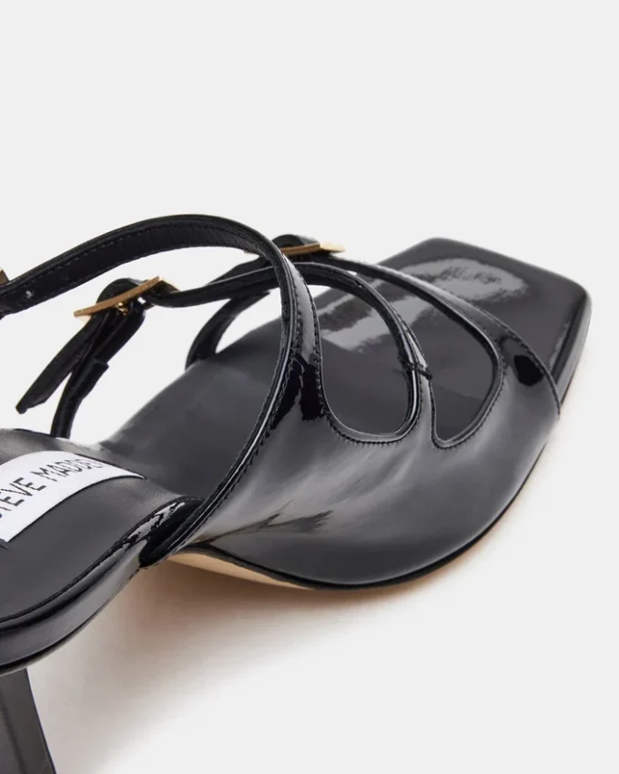 Luksuriøst svart skinn