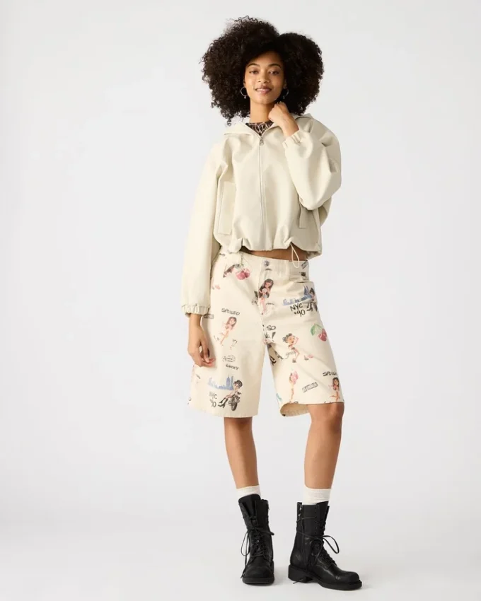 Lumi-jakke i benfarge