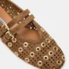 Lydia Perforated Taupe