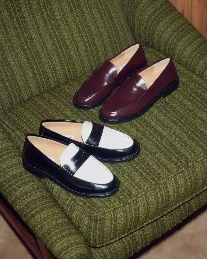 Madison burgunderfarget skinn