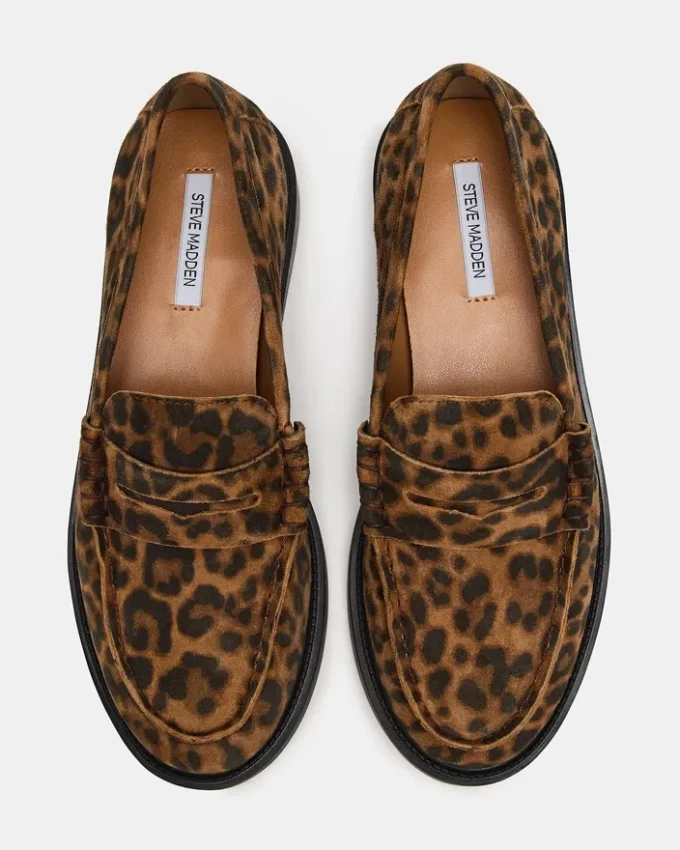 Madison Leopard Suede