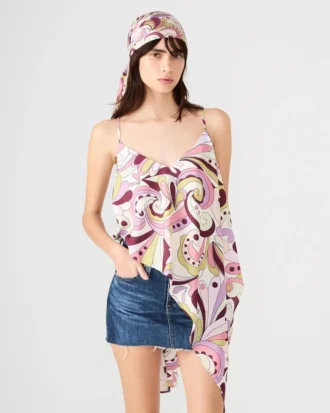 Margan-top med petal-paisley