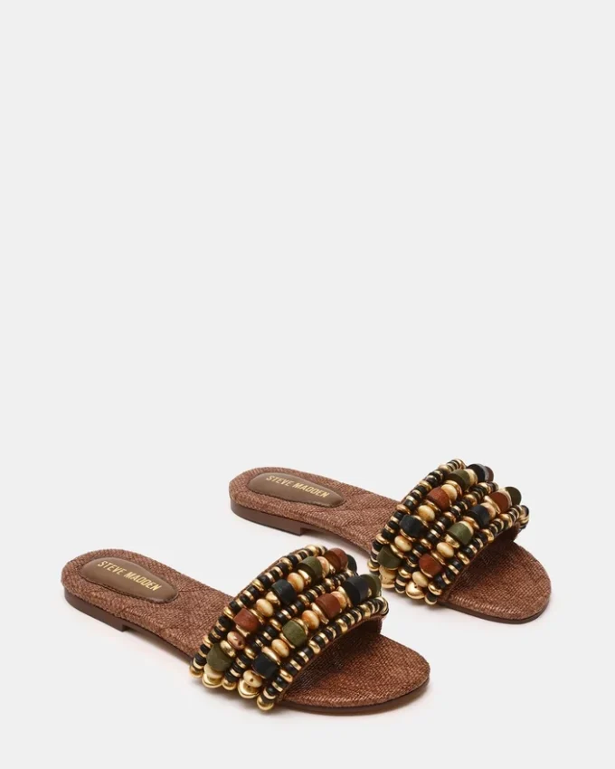 Marika Beads brun raffia