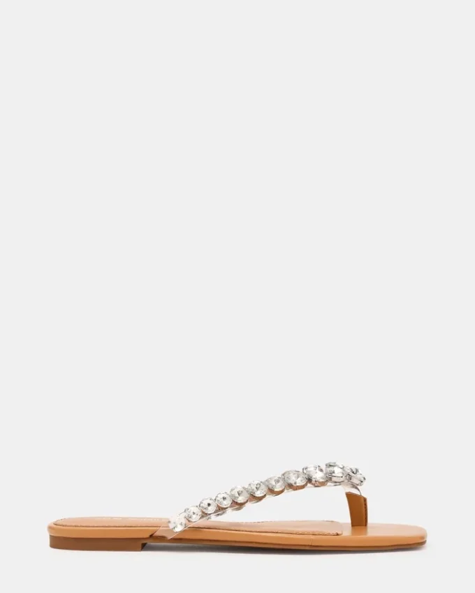 Marmorsølv med rhinestones