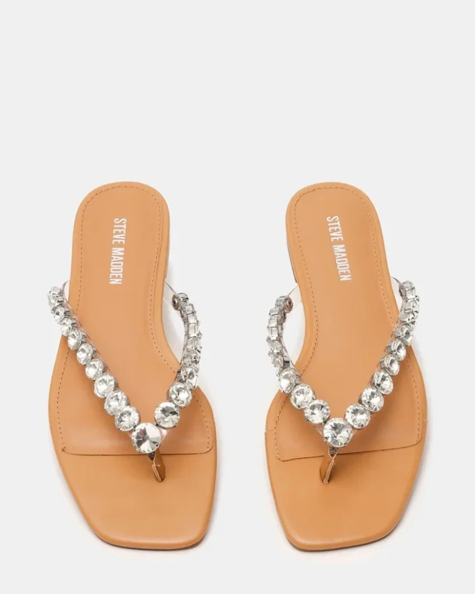 Marmorsølv med rhinestones