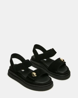 Matine svart ruskind