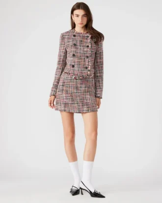 Mattea-skjørt Rød Multi