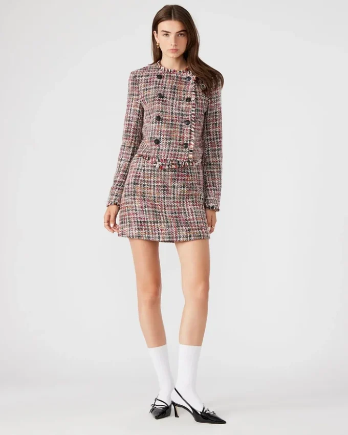 Mattea-skjørt Rød Multi