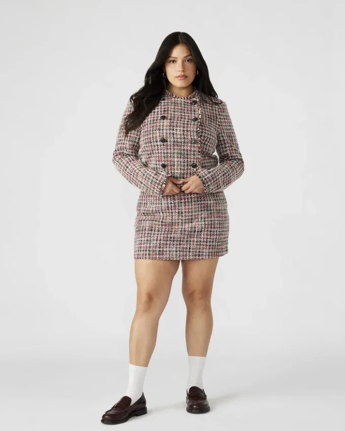 Mattea-skjørt Rød Multi