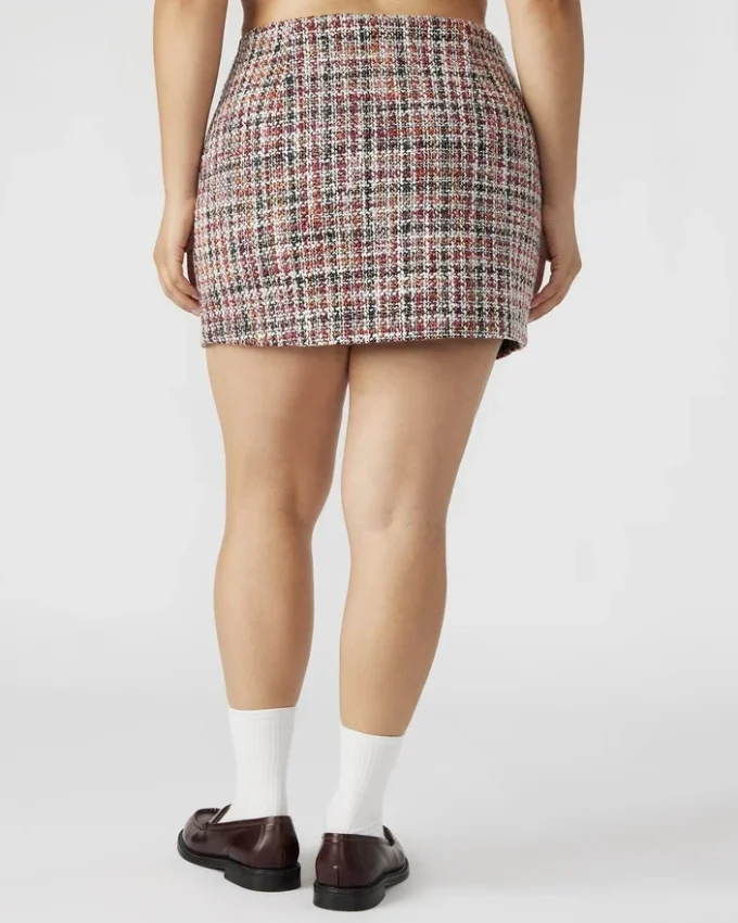 Mattea-skjørt Rød Multi