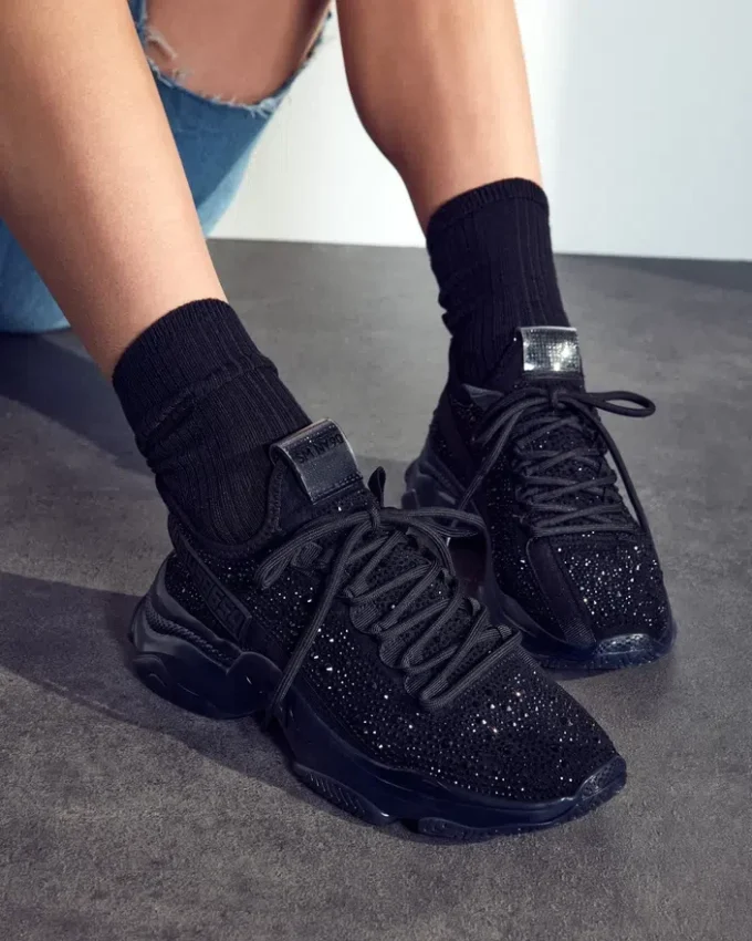 Maxima svart med rhinestones