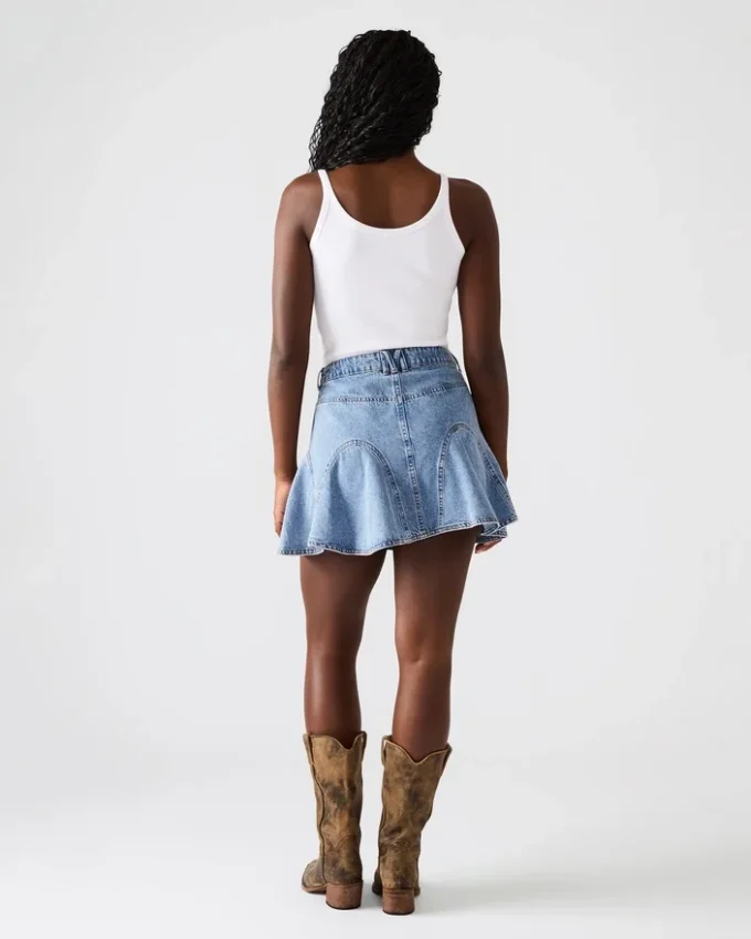 Melany denimskjørt Forever Blue