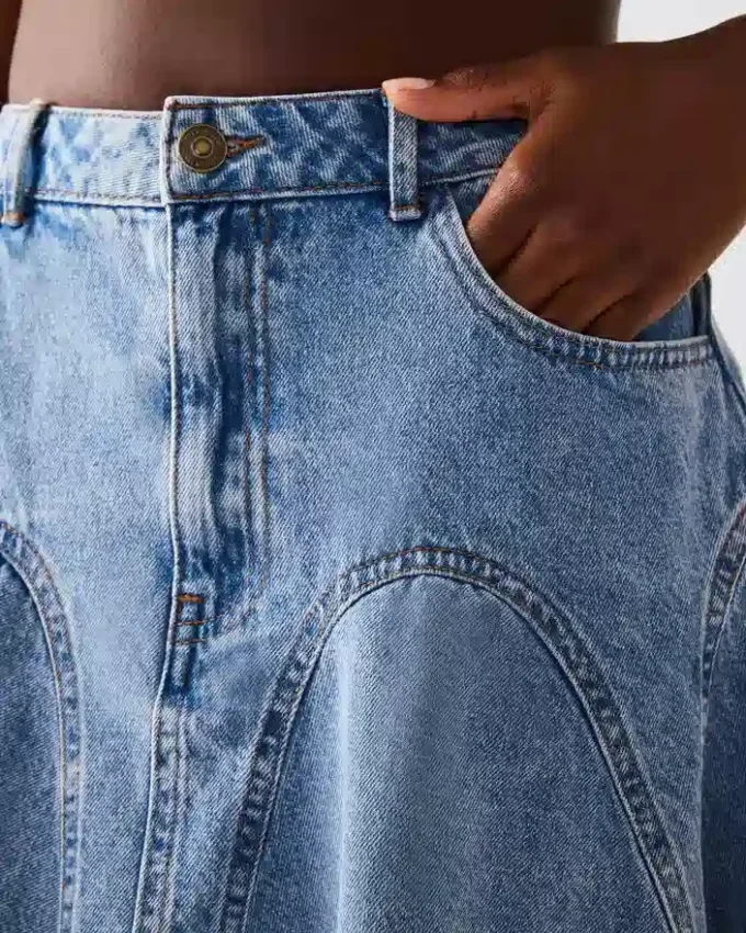 Melany denimskjørt Forever Blue