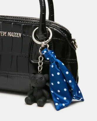 Melodie-veske i svart krokodilleskinn