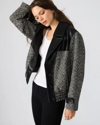 Mercedes-kåpe, svart med mønster