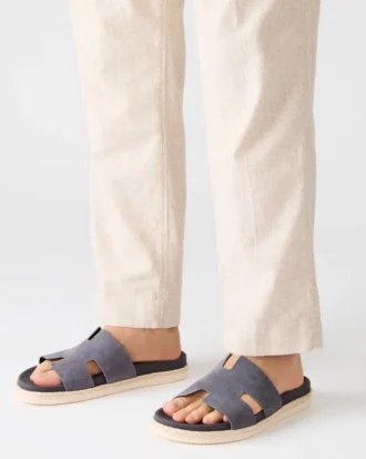 Merrick grå semsket skinn