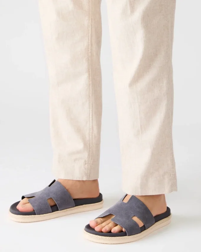 Merrick grå semsket skinn