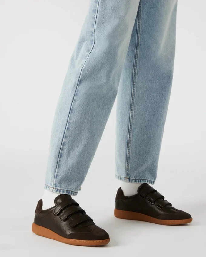 Momentum brun semsket skinn