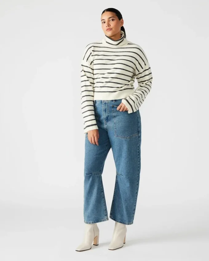 Narsha-genser hvit/svart