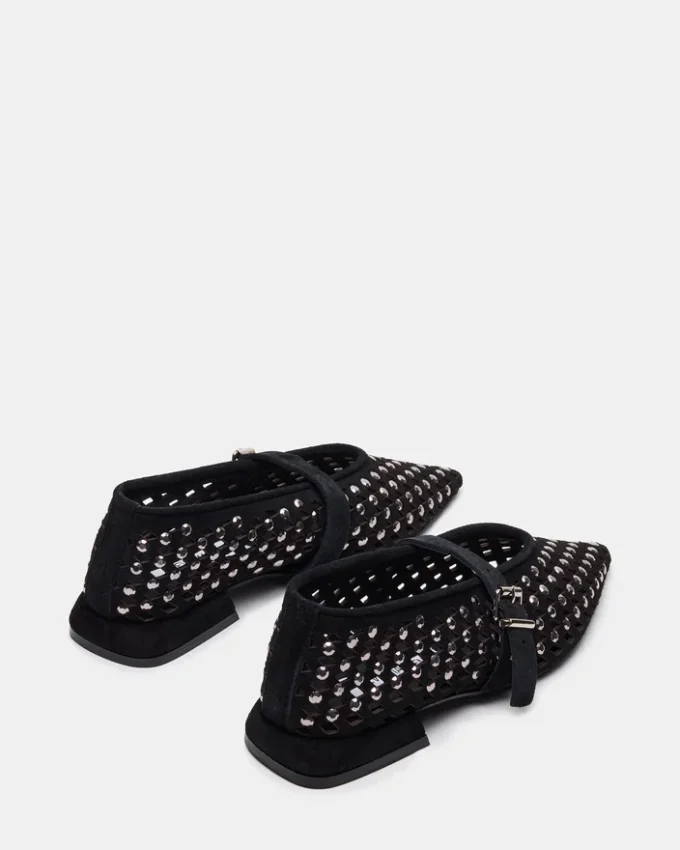 Nico svart semsket skinn