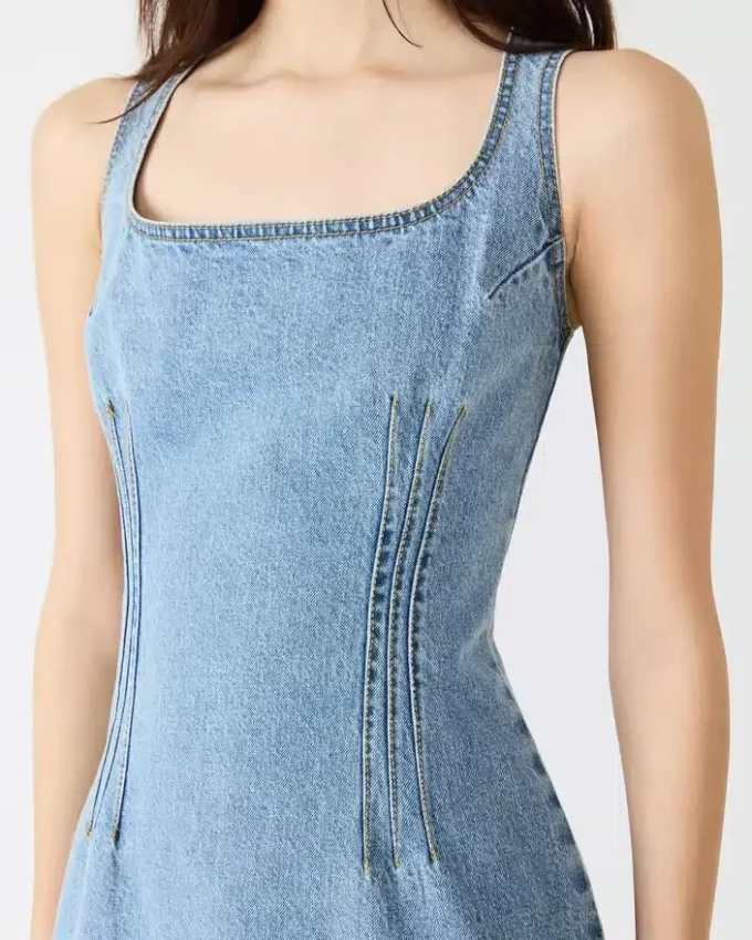 Noelle-kjole Forever Blue