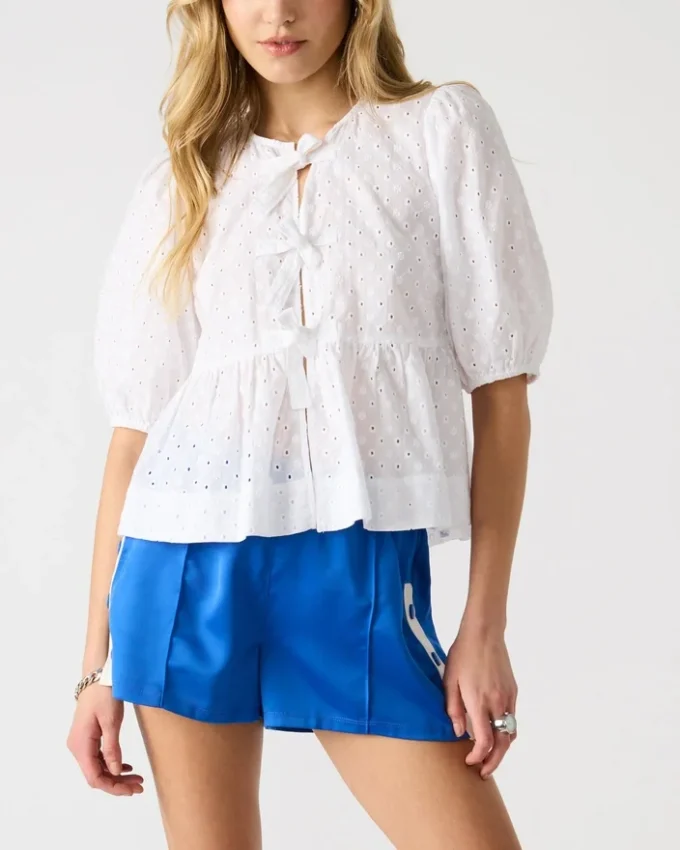 Paula-top hvit Paula-top hvit