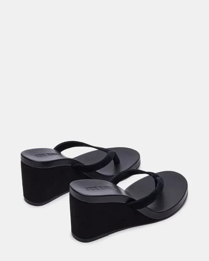 Playing svart semsket skinn