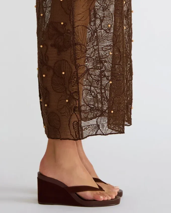 Playing svart semsket skinn