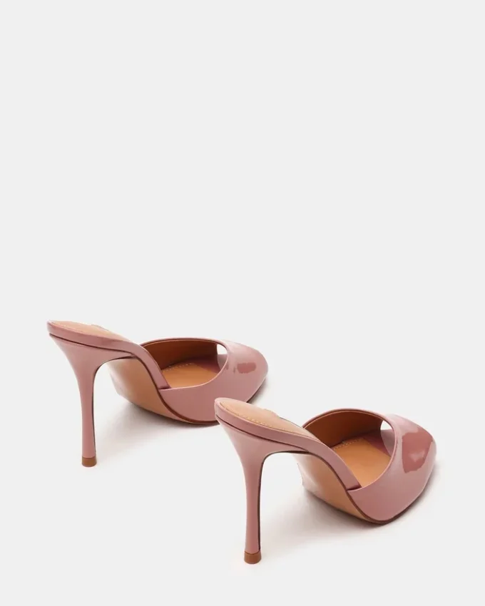 Priya mørkrosa lakksko