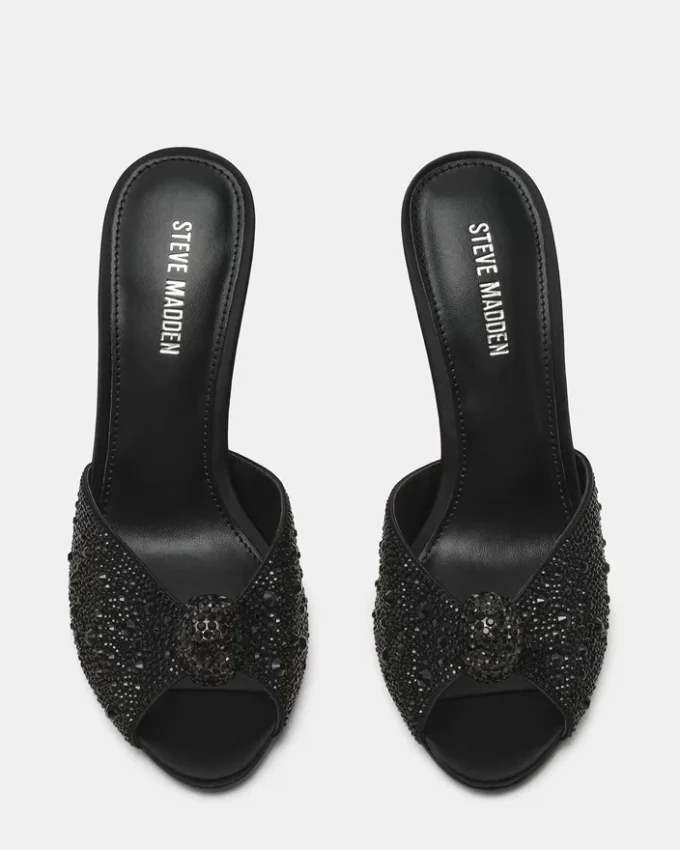 Priya svart med rhinestones