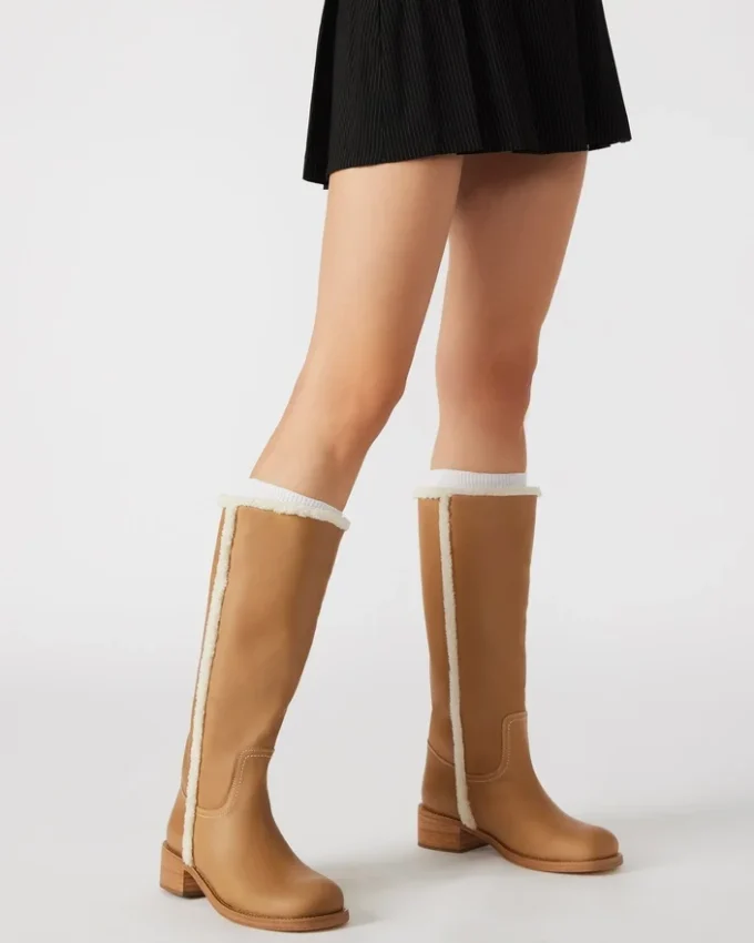 Riggs Faux Fur Banana Leather