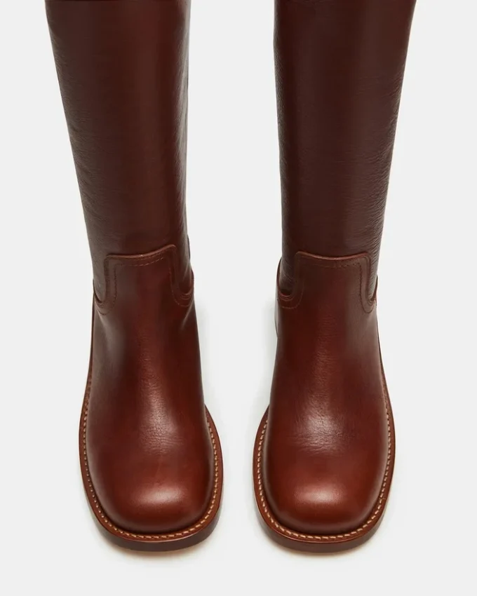 Riggs Rust skinnstøvler med bred legg