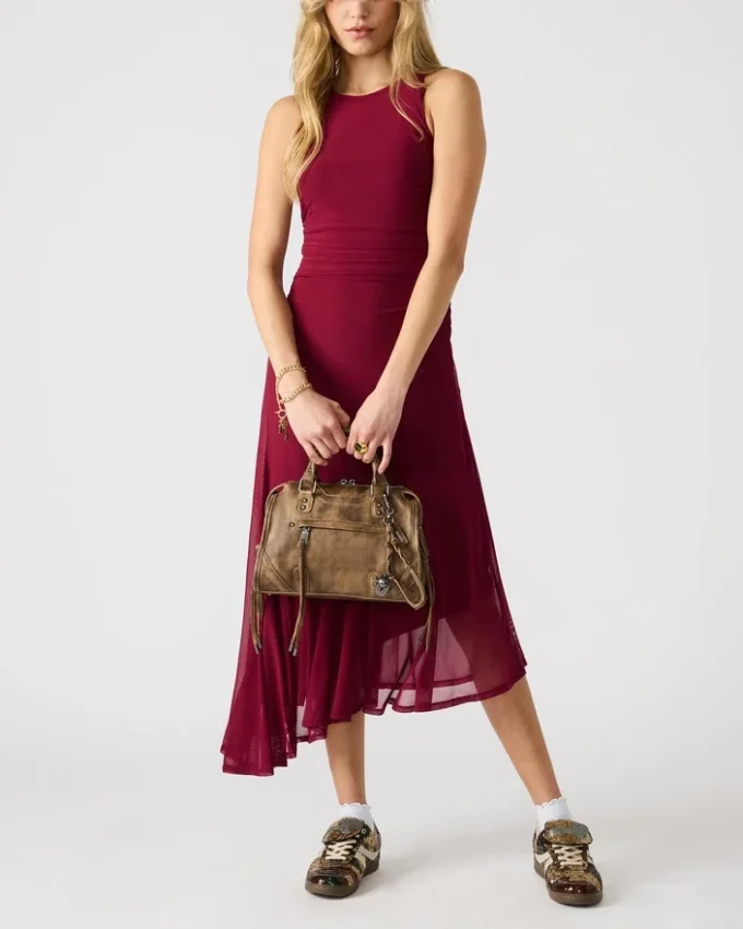 Riggs-veske brun slitt