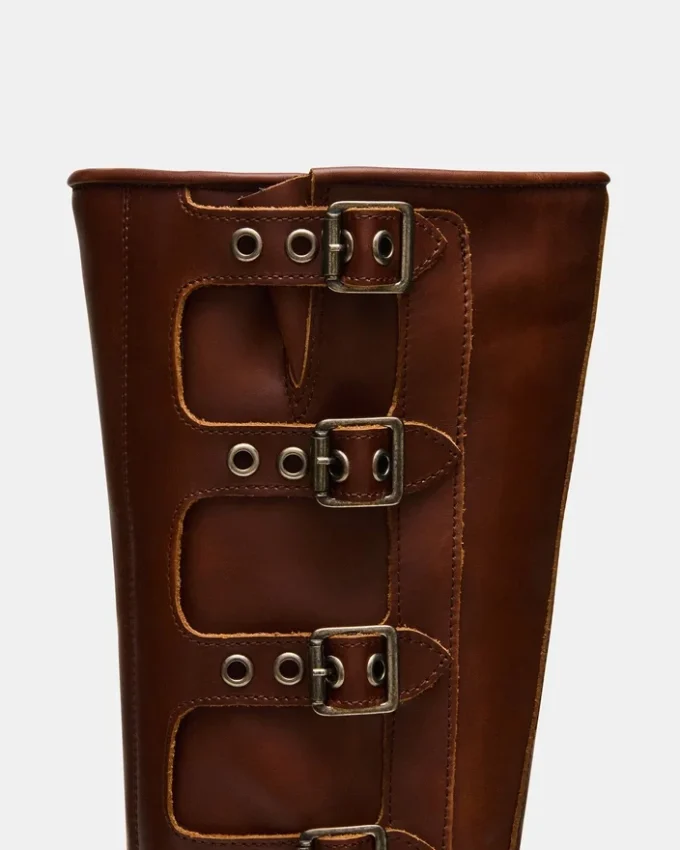 Rocky Cognac Distressed med bred legg