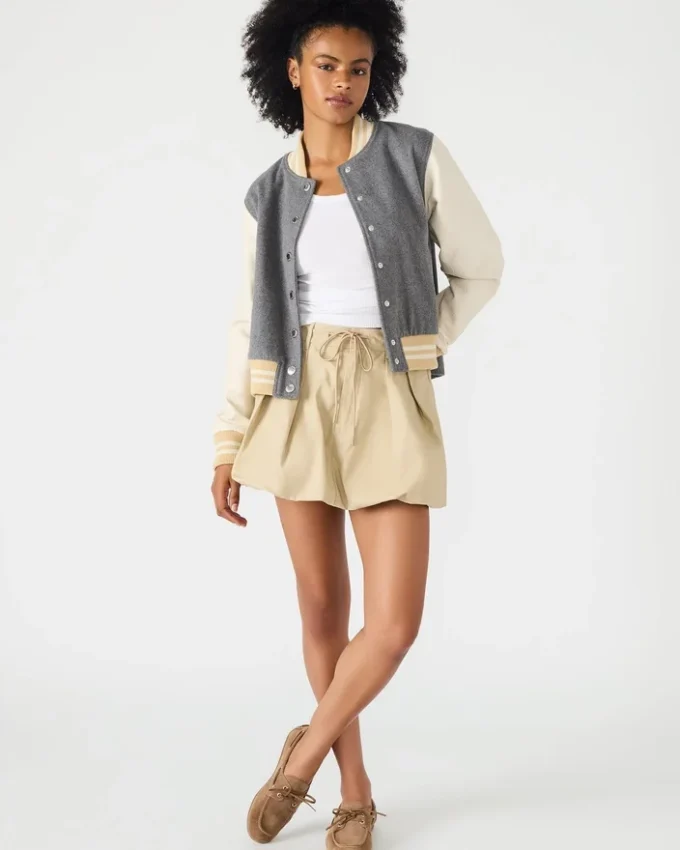 Rooney-jakke, grå melert