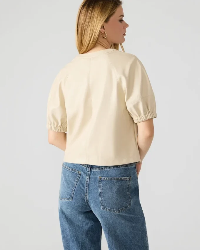 Roxanne-top i benfarge