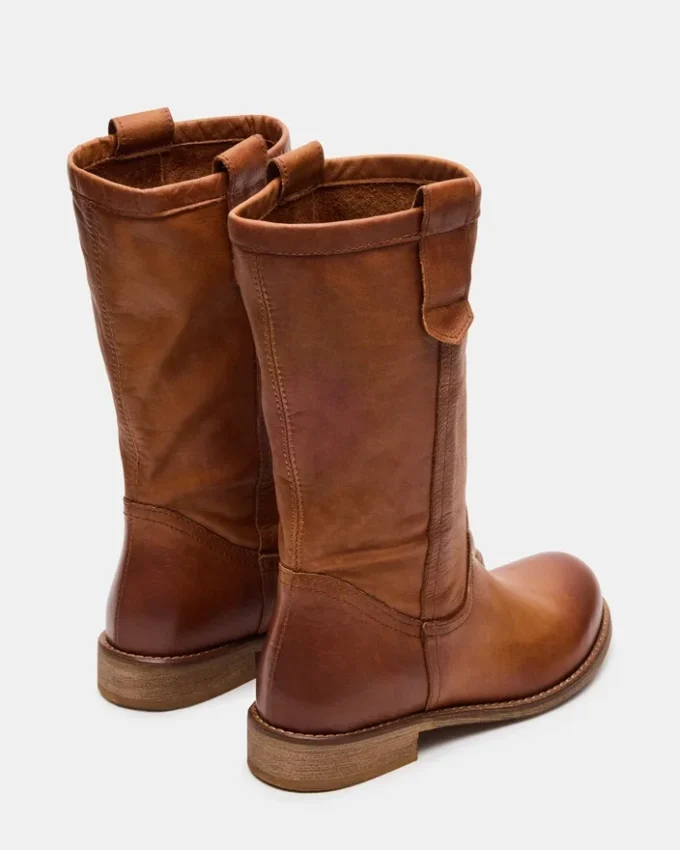 Ruben konjakkfarget skinn