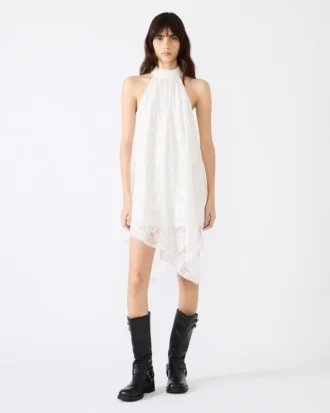 Sander-kjole i kremfarge