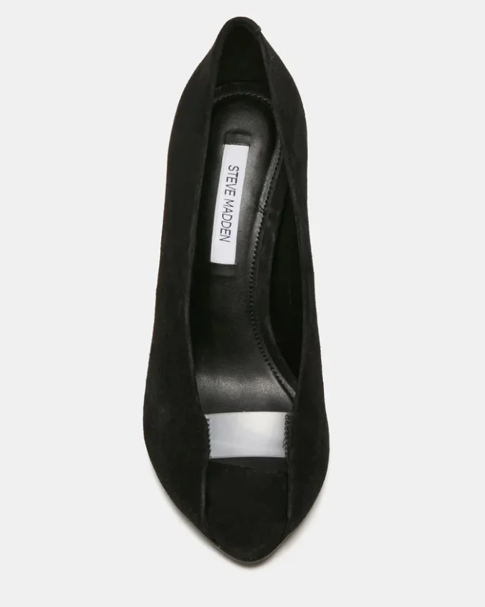 Santino svart semsket skinn