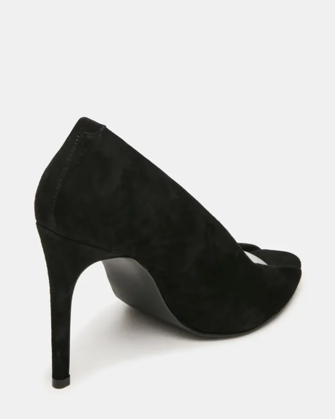 Santino svart semsket skinn