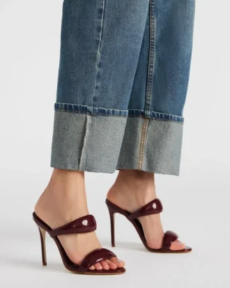 Saturn vinrød lakksko